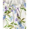 The Children’s Place Girls Smocked Short Sleeve Tops(Floral Hem Puff)