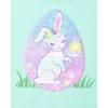 The Children’s Place girls Short Sleeve Graphic High Low Top(Easter Egg Aqua)