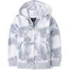 Active Long Sleeve Hooded Full Zip Front Sweatshirt(Cinder)