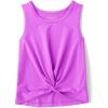 The Children’s Place Girls Active Twist Front Tank Top(Dynamic Lilac)