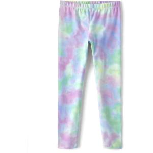 The Children’s Place Big Girls’ Fashion Leggings, Heather Grey 47827 (Pack of 2), Large/10/12(Pink Multi)