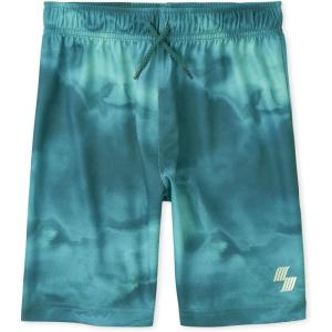 The Children’s Place Boys Performance Basketball Shorts(Arctic Ice)