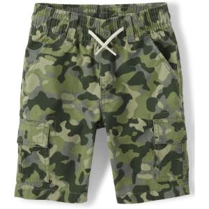 The Children’s Place Boys Pull on Cargo Shorts(Green Camo)