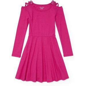 The Children’s Place Girls Dressy Dress, Sleeveless(Wldfuchsia 90411)