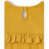 The Children’s Place Baby Girls’ Long Sleeve Everday Casual Dress Bodysuit(Sunflower 2-pack)