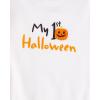 The Children’s Place Unisex Baby My First,long Sleeve Bodysuit and Pants, 2 Piece Set(1st Halloween)