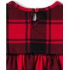 The Children’s Place baby-girls Long Sleeve 100% Cotton Onesie Bodysuits(Red Plaid/White Stripe)