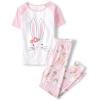 The Children’s Place Easter Family Matching Snug Fit Cotton Pajamas(Pink Bunny)