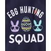 The Children’s Place baby-boys Sibling Matching Easter Pajamas(Navy Bunny)