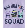 The Children’s Place baby-boys Sibling Matching Easter Pajamas(Purple Bunny)