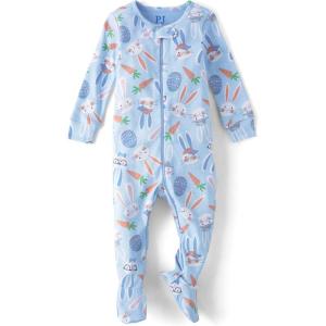 The Children’s Place baby-boys Sibling Matching Easter Pajamas(Blue Bunnies)