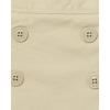 The Children’s Place Girls’ Button Skirt(Sandy/Tidal 2-pack)