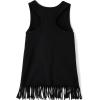 The Children’s Place Girls’ Graphic Fringe Tank Tops(Good Vibes)