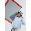 The Children’s Place Girls’ Long Sleeve Crew Neck Pullover Sweater(Chalk Blue Crochet)