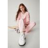 The Children’s Place Girls’ Long Sleeve Crew Neck Pullover Sweater(Fuzzy Pink Stripe)