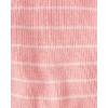 The Children’s Place Girls’ Long Sleeve Crew Neck Pullover Sweater(Fuzzy Pink Stripe)