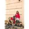 The Children’s Place Girls’ Long Sleeve Crew Neck Pullover Sweater(Red Bow)