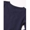 The Children’s Place Girls’ Long Sleeve Crew Neck Pullover Sweater(Tidal)
