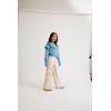 The Children’s Place Girls’ Long Sleeve Crew Neck Pullover Sweater(Winter Sky Ruffle)