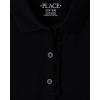 The Children’s Place Girls’ Pique Polo Dress(Black)