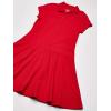 The Children’s Place Girls’ Pique Polo Dress(Red)