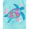 The Children’s Place Girls’ Short Sleeve Flip Sequin Tops(Turtle)