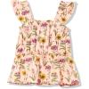The Children’s Place Girls’ Sleeveless Knit Tops(Peach Pink Floral)