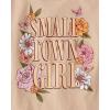 The Children’s Place Girls’ Sports,Trends,Icons Short Sleeve Graphic T-Shirts,3 Pack(Boot/Small Town Girl/Western Heart)
