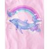 The Children’s Place Girls’ Sports,Trends,Icons Short Sleeve Graphic T-Shirts,3 Pack(Dolphin/Heart/Aloha)