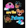 The Children’s Place Girls’ Sports,Trends,Icons Short Sleeve Graphic T-Shirts,3 Pack(Future/Girls/Bows)