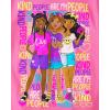 The Children’s Place Girls’ Sports,Trends,Icons Short Sleeve Graphic T-Shirts,3 Pack(Girl/Peace/Kind People)