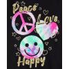 The Children’s Place Girls’ Sports,Trends,Icons Short Sleeve Graphic T-Shirts,3 Pack(Love/Kindness/Peace)
