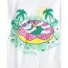 The Children’s Place Girls’ Sports,Trends,Icons Short Sleeve Graphic T-Shirts,3 Pack(Mermaid/Paradise/Cat Float)