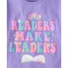 The Children’s Place Girls’ Sports,Trends,Icons Short Sleeve Graphic T-Shirts,3 Pack(Positive Vibes/Leaders/Kind)