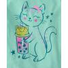 The Children’s Place Girls’ Trends Icons Short Sleeve Graphic T-shirts (5-Pack)(Lemon/Butterfly/Cat/Fruit/Faces)