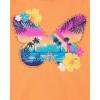 The Children’s Place Girls’ Trends,Icons Short Sleeve Graphic T-Shirts,4 Pack(Butterfly/Seahorse/Flamingo/Turtle)