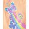The Children’s Place Girls’ Trends,Icons Short Sleeve Graphic T-Shirts,4 Pack(Heart/Be Kind/Girl Power/Butterflies)