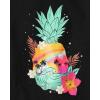 The Children’s Place Girls’ Trends,Icons Short Sleeve Graphic T-Shirts,4 Pack(Pineapple/Drink/Vacay/Aloha)