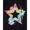 The Children’s Place Girls’ Trends,Icons Short Sleeve Graphic T-Shirts,4 Pack(Star/Be Kind/Daisy)