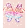 The Children’s Place Girls’ Unicorns,Butterfly Short Sleeve Graphic T-Shirts,3 Pack(Butterfly/Butterfly Hearts/Rainbows)