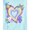 The Children’s Place Girls’ Unicorns,Butterfly Short Sleeve Graphic T-Shirts,3 Pack(Butterfly/Rainbow Heart/Happy)