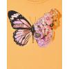 The Children’s Place Girls’ Unicorns,Butterfly Short Sleeve Graphic T-Shirts,3 Pack(Heart Butterfly/Floral/Peace Sign)