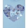 The Children’s Place Girls’ Unicorns,Butterfly Short Sleeve Graphic T-Shirts,3 Pack(Heart Butterfly/Floral/Peace Sign)