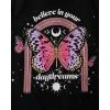 The Children’s Place Girls’ Unicorns,Butterfly Short Sleeve Graphic T-Shirts,3 Pack(Ombre Owl/Kindness/Butterfly)