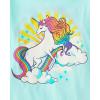 The Children’s Place Girls’ Unicorns,Butterfly Short Sleeve Graphic T-Shirts,3 Pack(Rainbow Unicorn/Aloha/Dolphin)