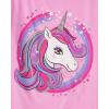 The Children’s Place Girls’ Unicorns,Butterfly Short Sleeve Graphic T-Shirts,3 Pack(Unicorn Circle/Dream/Unicorns)