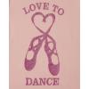 The Children’s Place Girls’ Unicorns,Sports,Butterflies Long Sleeve Graphic T-Shirts,2 Pack(Ballerinas/Love to Dance)