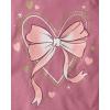 The Children’s Place Girls’ Unicorns,Sports,Butterflies Long Sleeve Graphic T-Shirts,2 Pack(Bow Heart/Rainbow Butterfly)