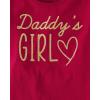 The Children’s Place Girls’ Unicorns,Sports,Butterflies Long Sleeve Graphic T-Shirts,2 Pack(Daddys Girl/Heart)