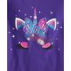 The Children’s Place Girls’ Unicorns,Sports,Butterflies Long Sleeve Graphic T-Shirts,2 Pack(Deer/Unicorn Face)